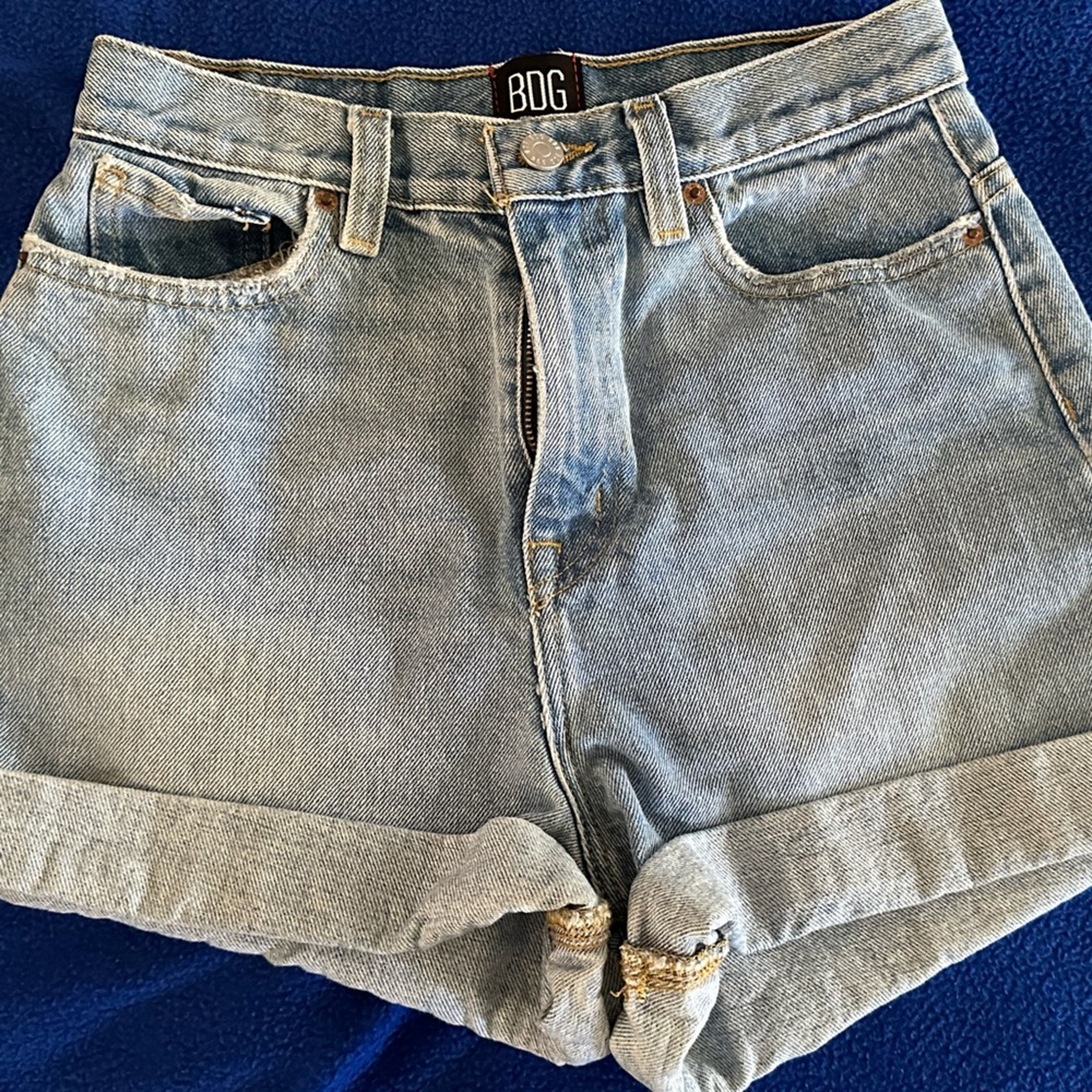 BDG Light Blue Jean Shorts
